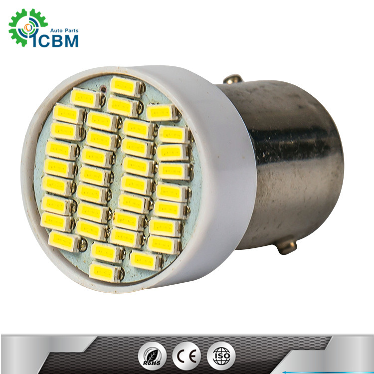 1156/1157 G18.5 car led signal light S25 36*3014 12v auto LED bulb S25