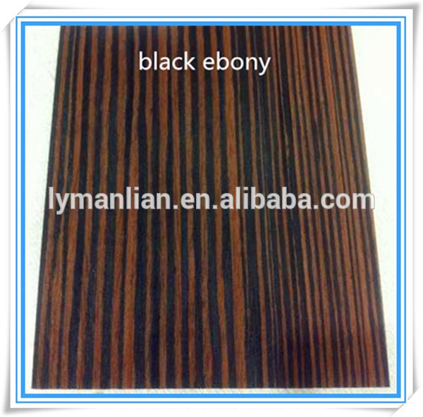 recon veneer/macassar ebony veneer