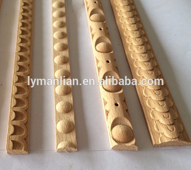 wood  trim strip wood carving molding