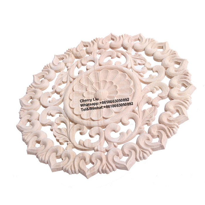 Wood Rosettes Carving Rosettes