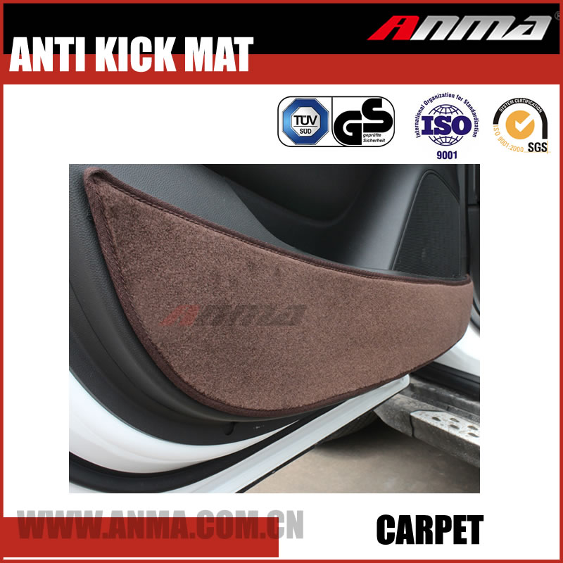 Universal FULL SET colorful CARPET CAR ANTI KICK MAT