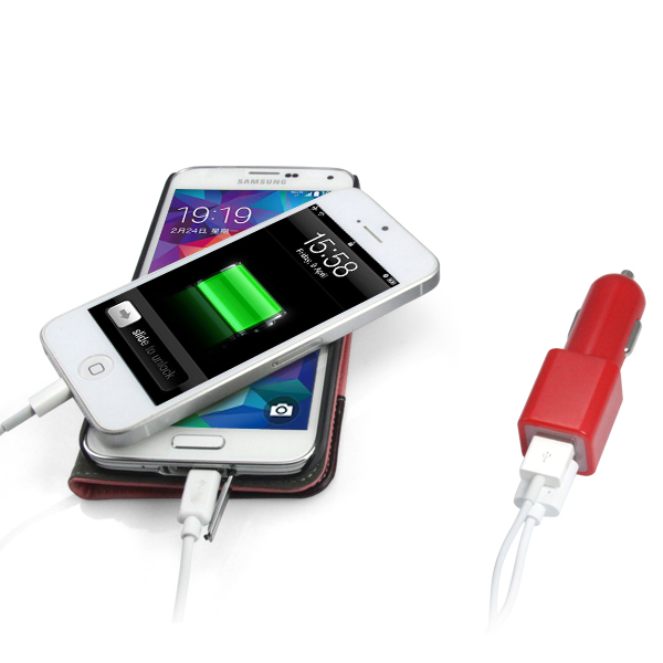 Metal wiredrawing wholesale adapter car charger dual usb