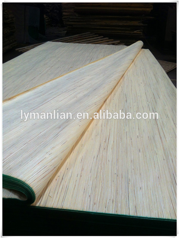 hot sale Engineered white wood veneer bleash color veneer recon gurjan veneer