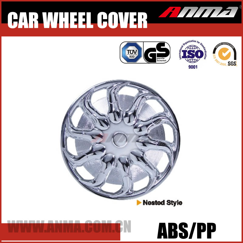 Universal spinning ABS car wheel covers
