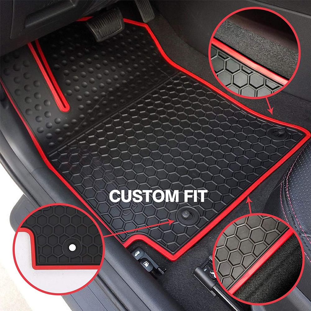 No Odor Waterproof Non Slip Easy Clean Latex Car Floor Mats