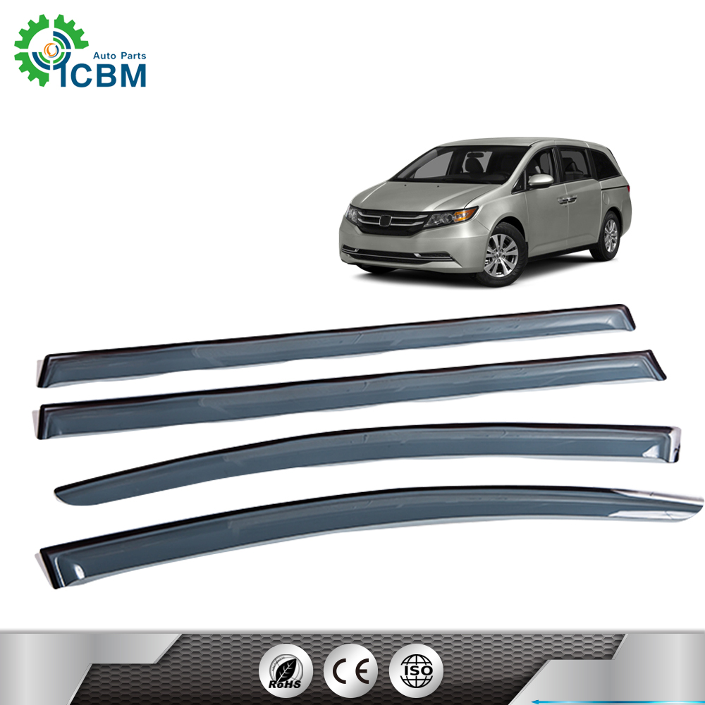 Superior quality car appearance parts plastic window door visors car sun visor for O D YSSEY 11-15 car accessories