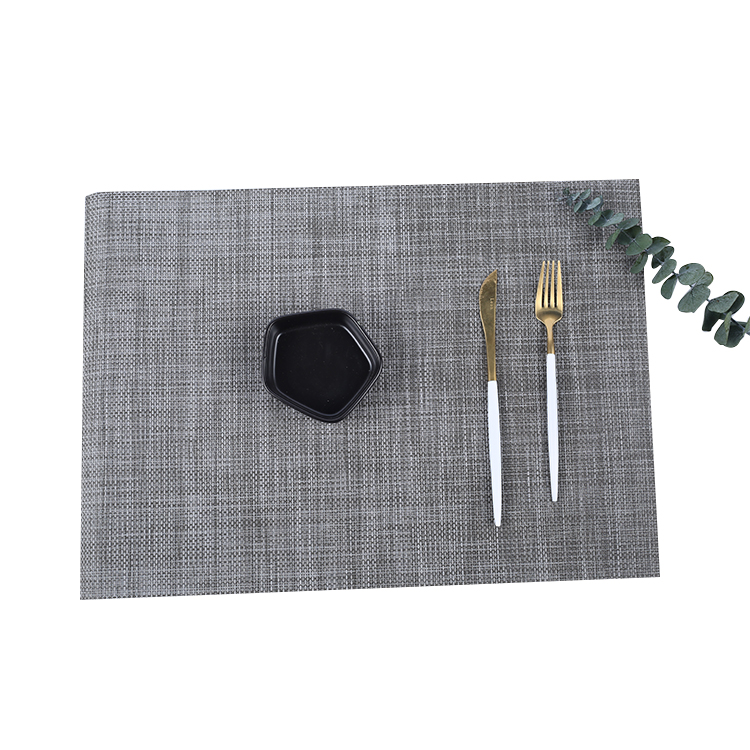 Tabletex wholesale custom logo grey placemat