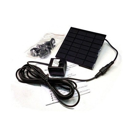 1.2W Monocrystalline silicon material mini solar pump water for outdoor