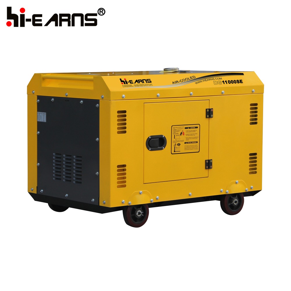 198FA Model Engine Single Phase Output Type 7KW Air-cooled Silent Diesel Generator