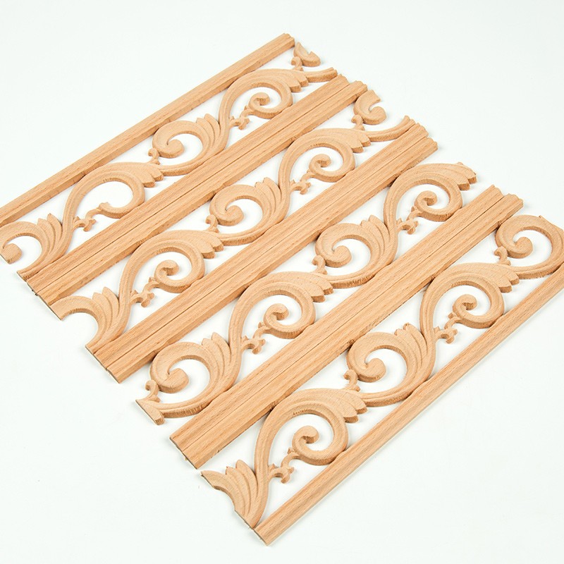 customized design wood carving moulding half round molding