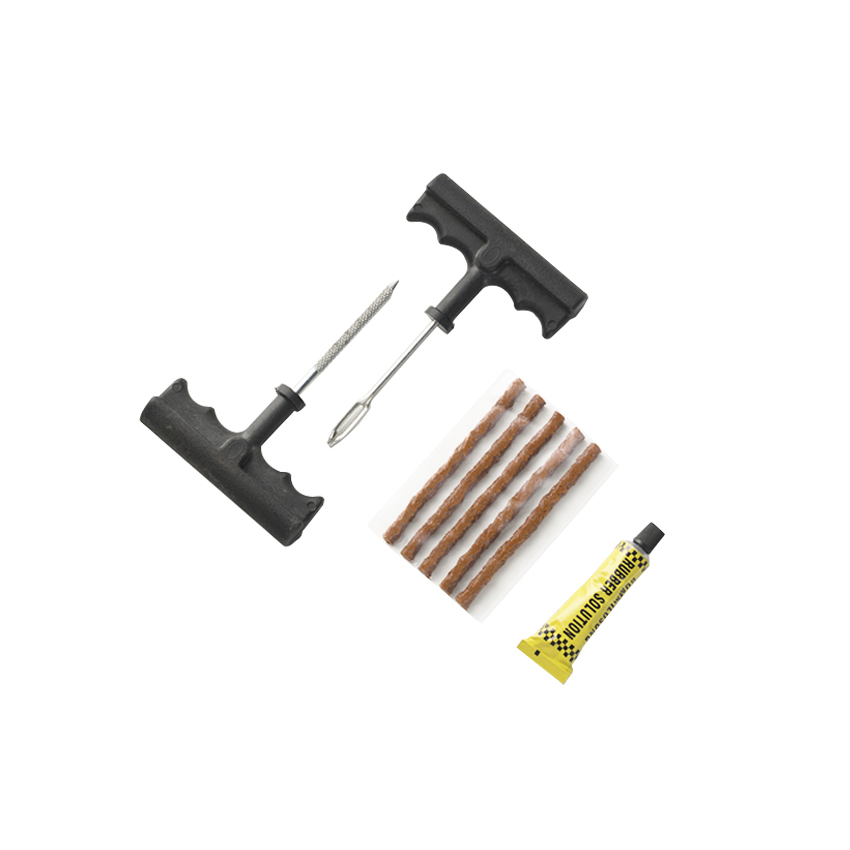 Universal motorcycle tire repair cold patch tire repair kit
