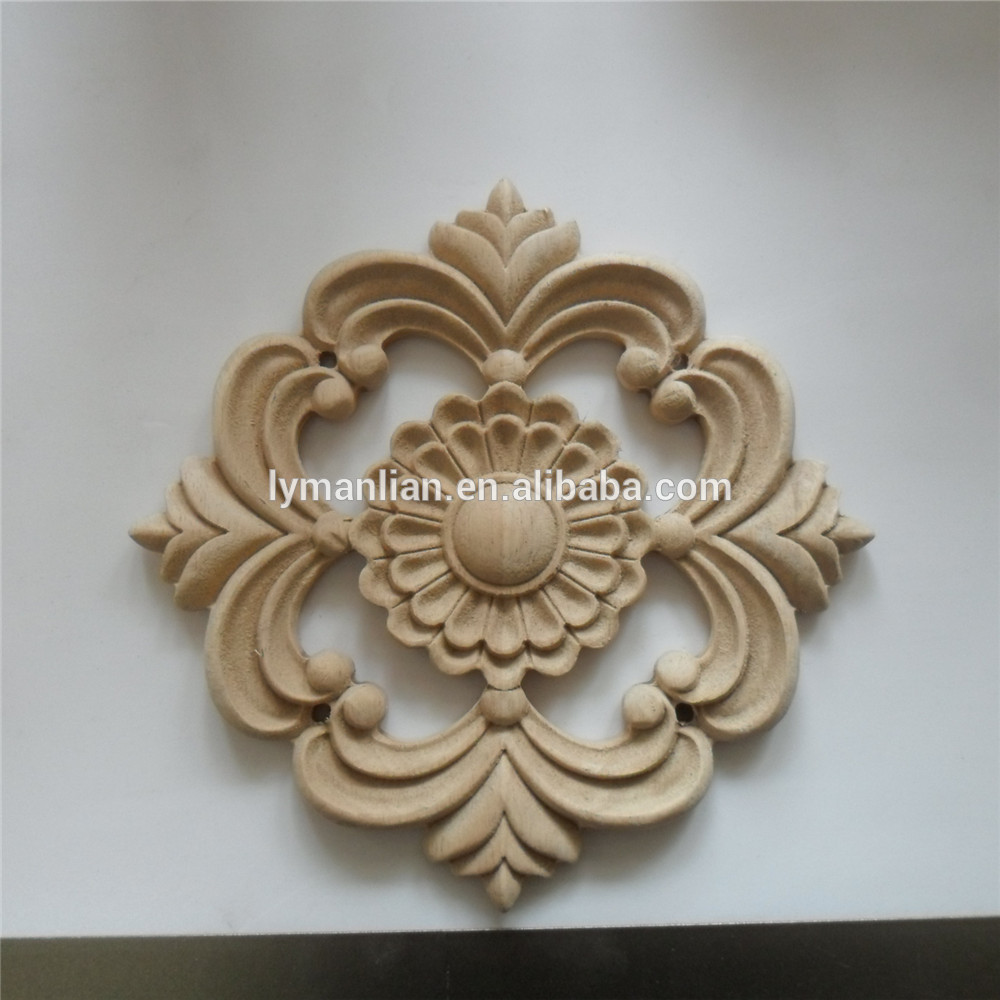 Wood Carved Rosette