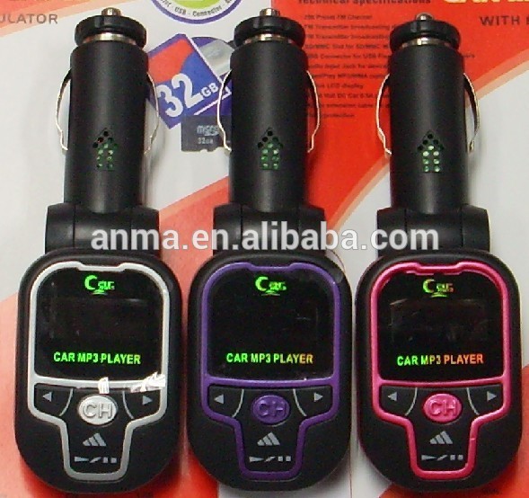 Car kit bluetooth mp3 player with fm transmitter