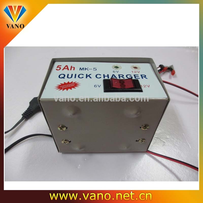 High performance 6v 12v motorcycle charger quick battery charger