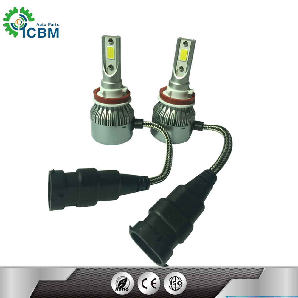 6500K 8000lm 36W universal car H1 H3 H7 H8 h9 H11 H13 9004 9005 9006 9007 9012 car h4 led headlight bulbs C6