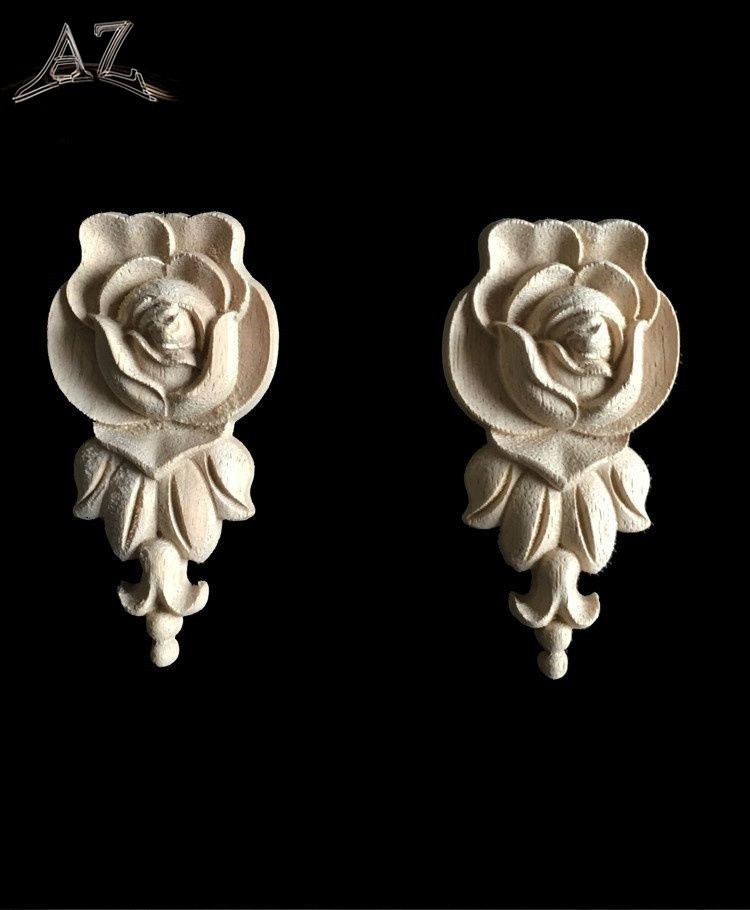 animal wood carving antique wood appliques and onlays for cabinets