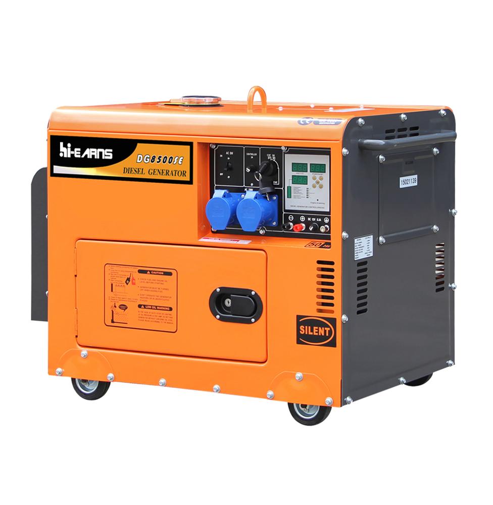 6KW diesel generator with Digital control panel model silent 8kva silent diesel generator