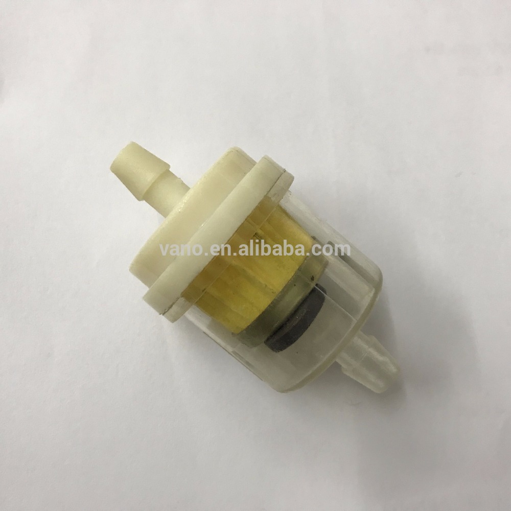 Motorcycle plastic fuel filter/oil filter