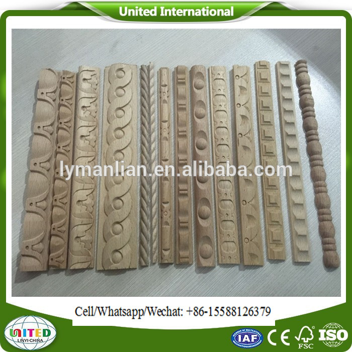 Solid Steam Beech Wood Trim Decorative Door Trim Molding