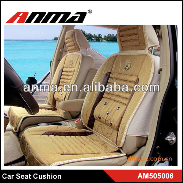 Beige color PU message car seat cushion