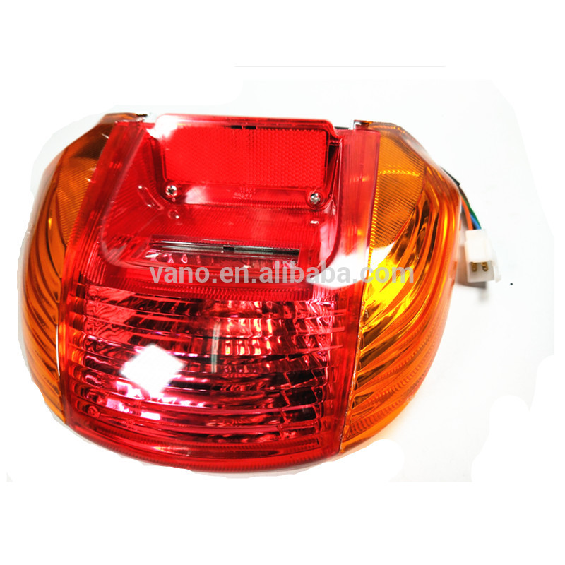 Red and orange SMASH Motorcycle Tail Light