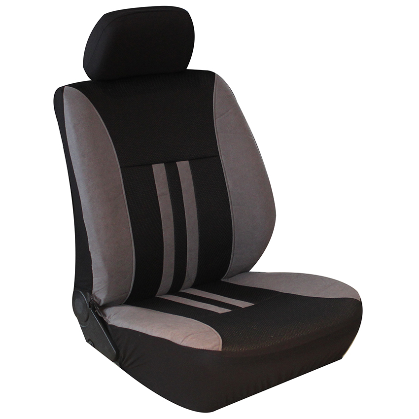 Wellfit luxury suede fabric and sandwich car single front seat cover