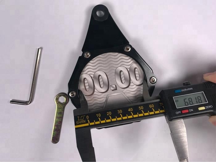 Colorful Motorcycle Frame Tax License Disc Holder Plate