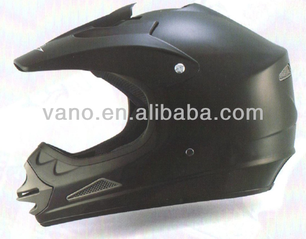 China Producer of DOT Approved ABS Shell Safety Cross Black Best Motorcycle Helmet for Adults
