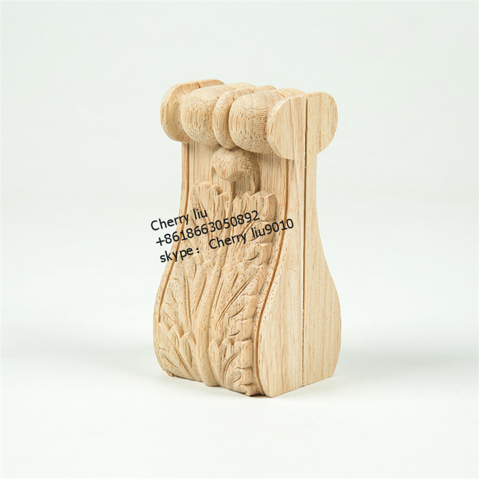 Decorative Antique Hand Carved Solid Wood Corbels