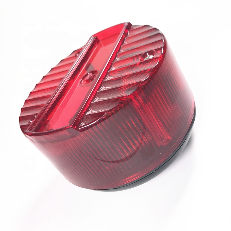 Top quality motorcycle Simson round tail light with halogen lamp