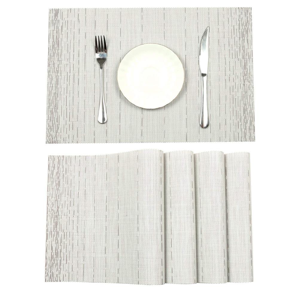 Factory good price customized DIY wholesale pvc dinner table placemats