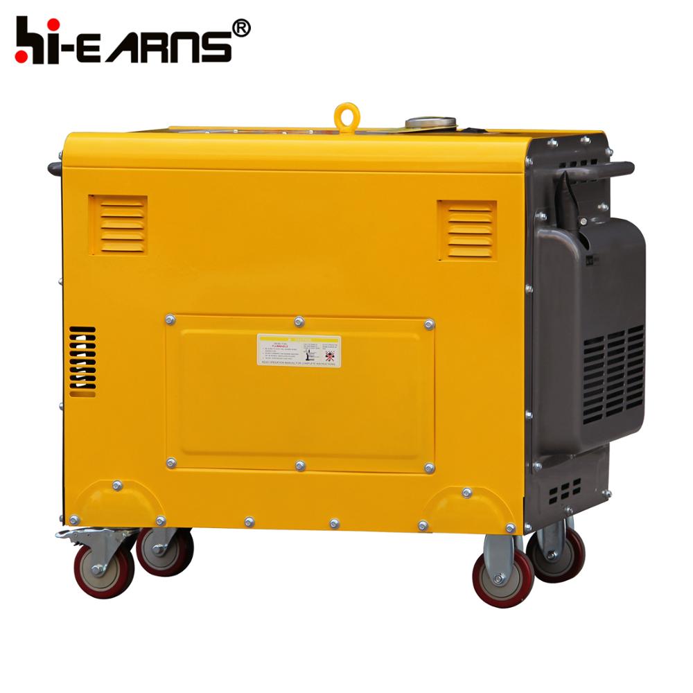 digital control portable easily moving 5.5KW silent diesel generator