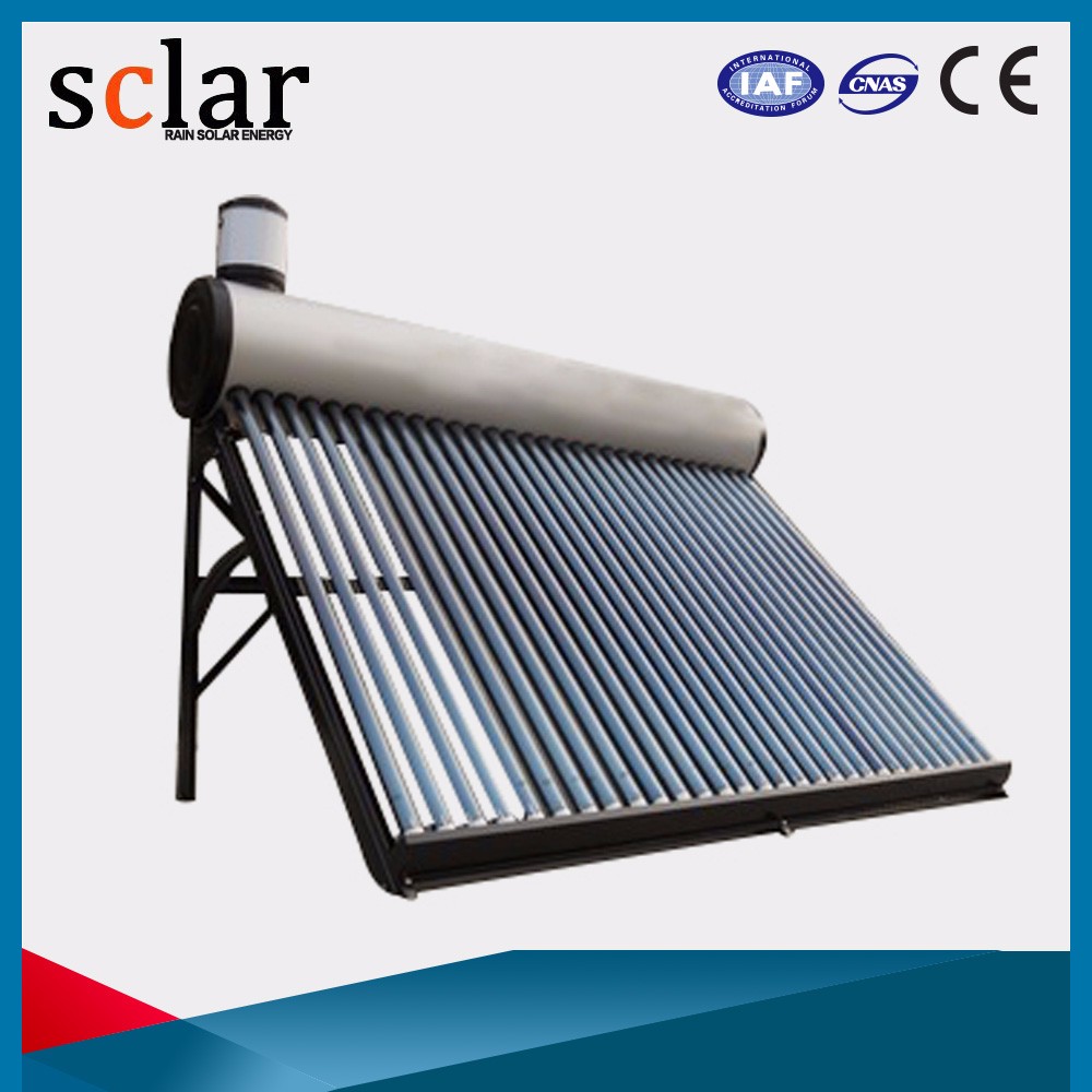 Thermosiphon vacuum tube solar power kits solar water heater roof system