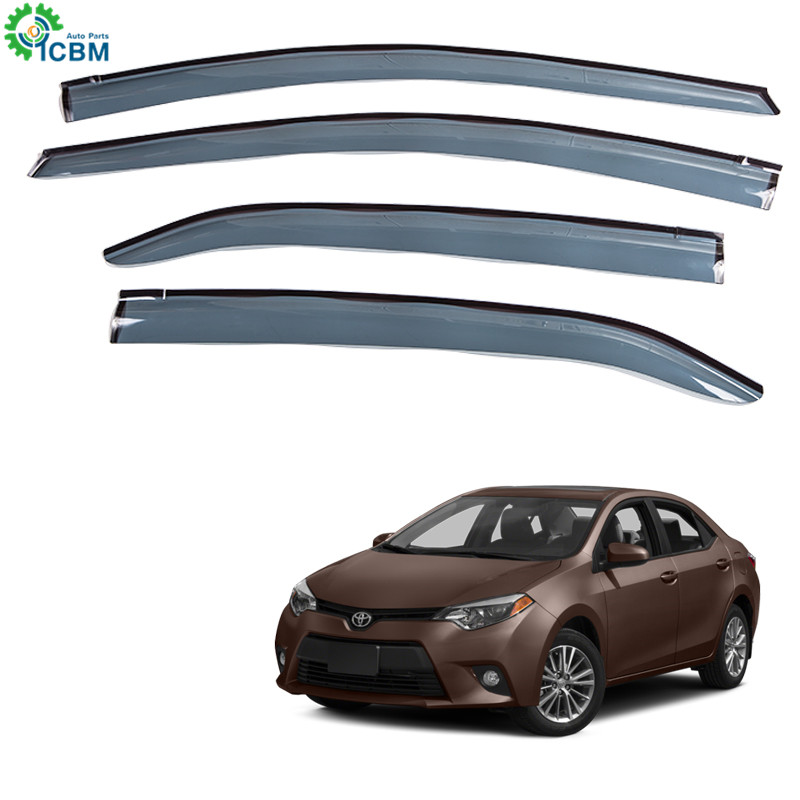 Auto Parts Wind Deflectors Sun Guard Door Rain Shield Car Window Vent Visor