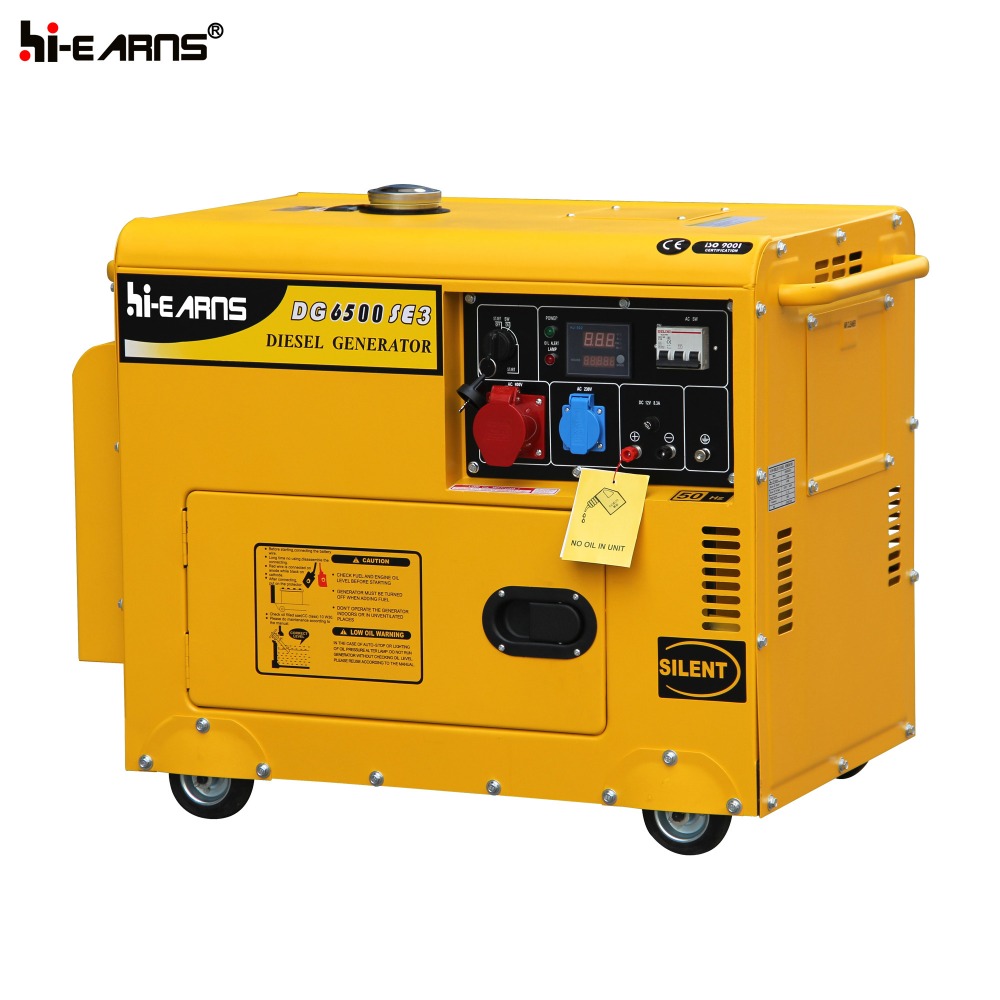 4.6KW single phase diesel generator for sale DG6500SE