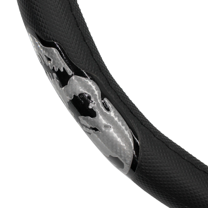 reflective car steering wheel cover sets with safety belt covers