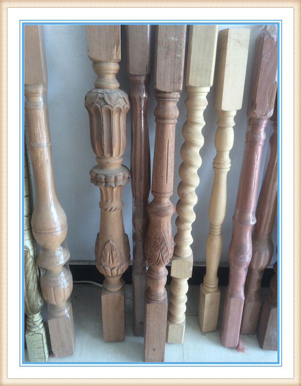 building indoors wood pillar design