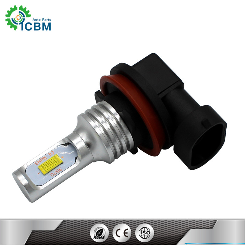 Latest design auto light led fog lamp car lighting 72w h8 car bulb led