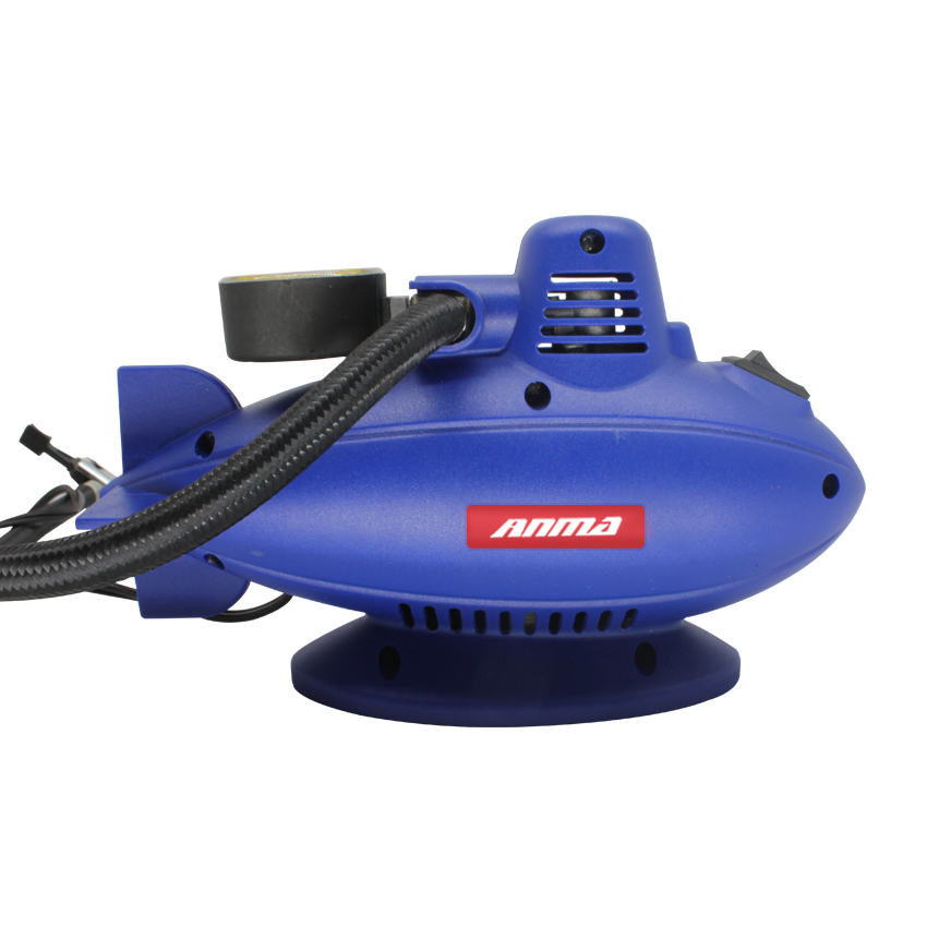 Auto repair tool blue DC 12V portable car air compressor