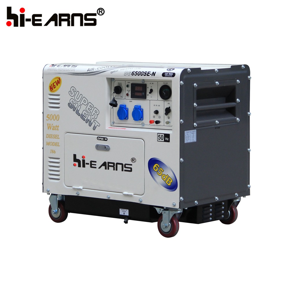 air-cooled super quiet 5KVA silent generator