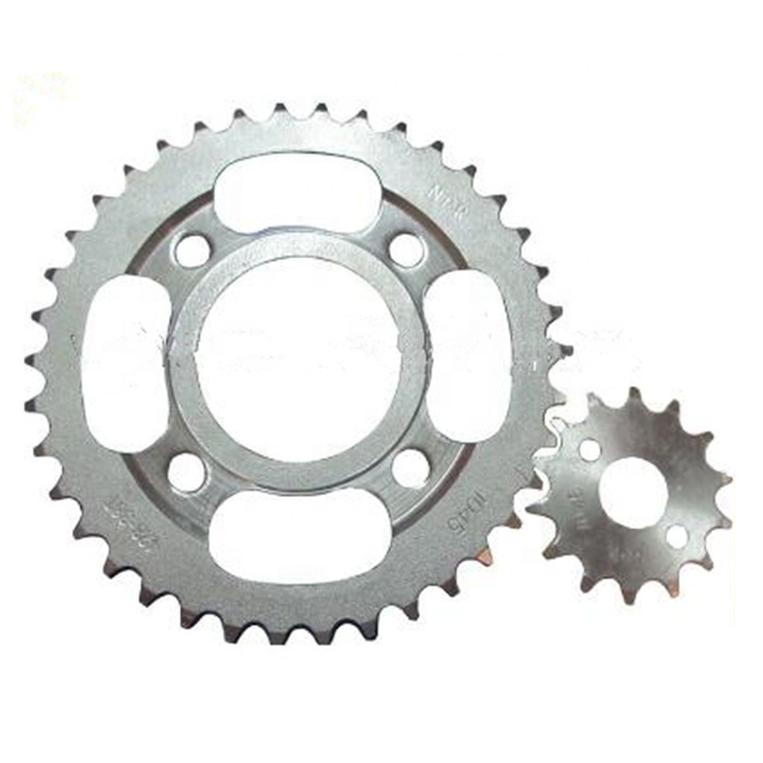 High quality motorcycle CG125 sprocket set