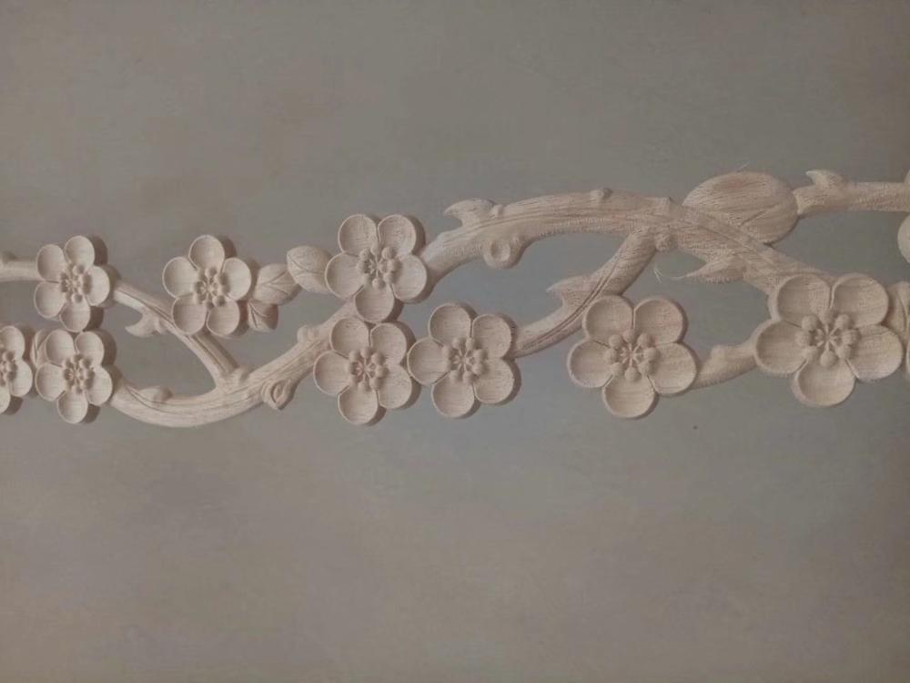 Beech wooden molding designs plum blossom wood mouldings