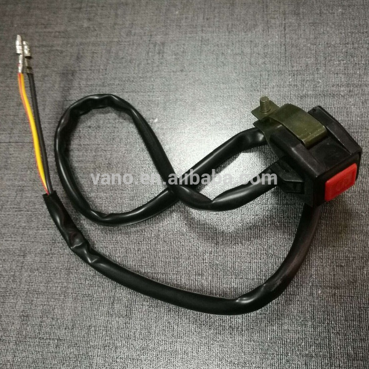 Motorcycle kill switch with clamp