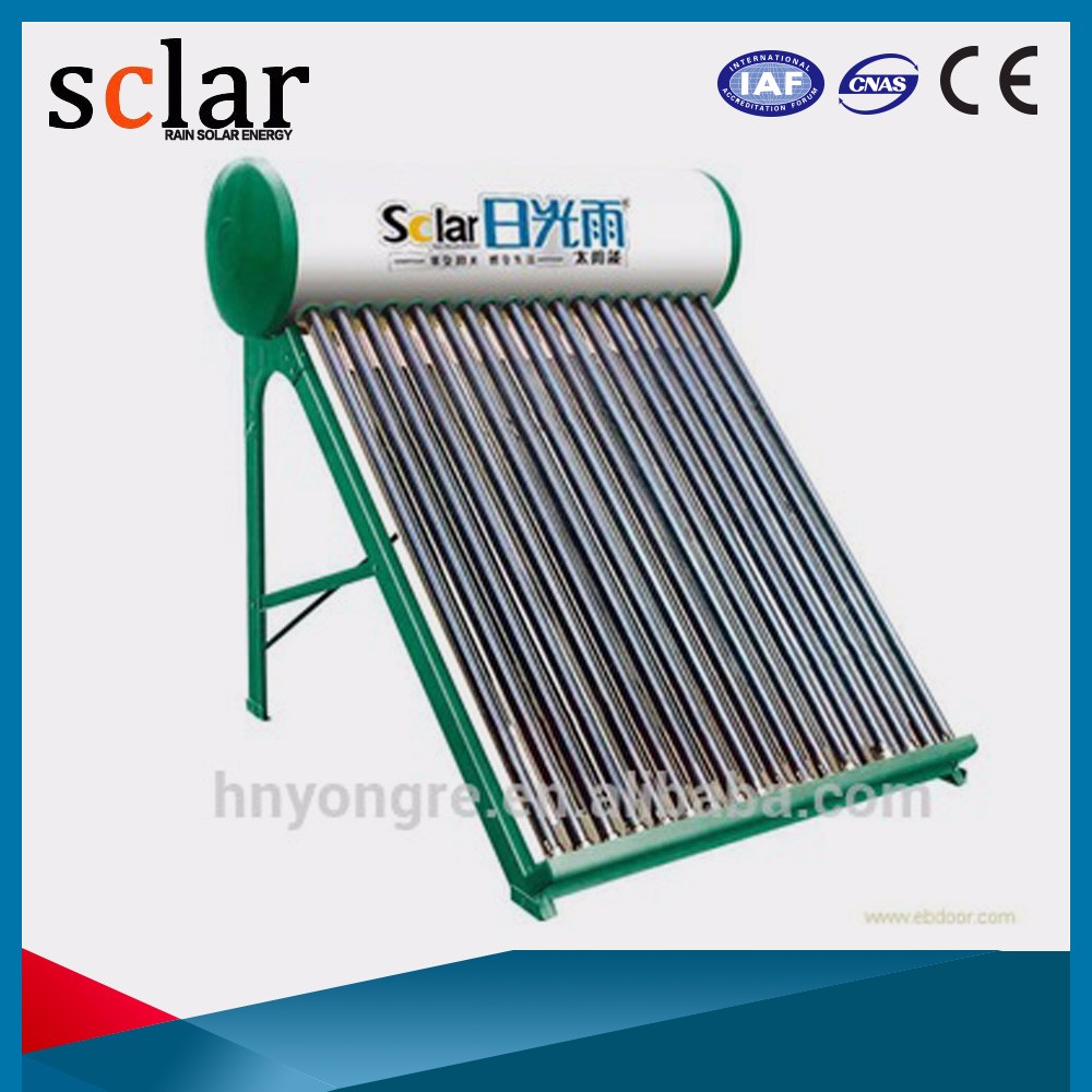 Heat pipe solar water heater system, portable solar space heater, solar swimming pool heating