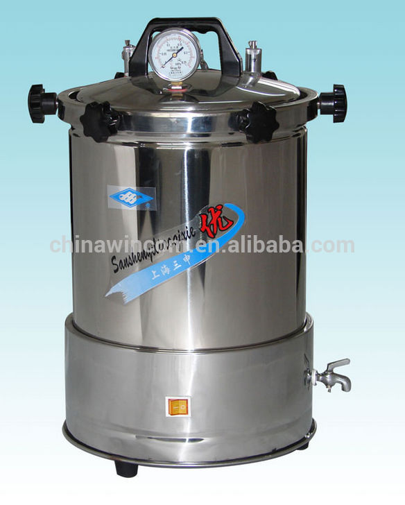 2017Hot Selling YX280A Electric Heated Portable Stainless Steel Autoclave