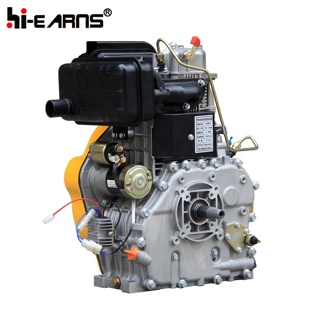 16hp self developed air-cooled single cylinder diesel engine