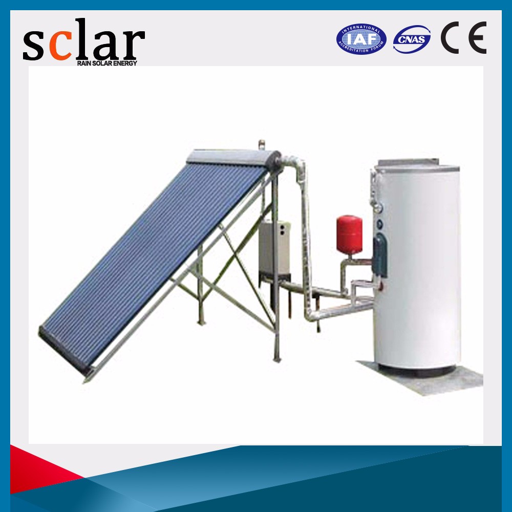 100 lpd evacuated tube collector split pressurized solar water heater