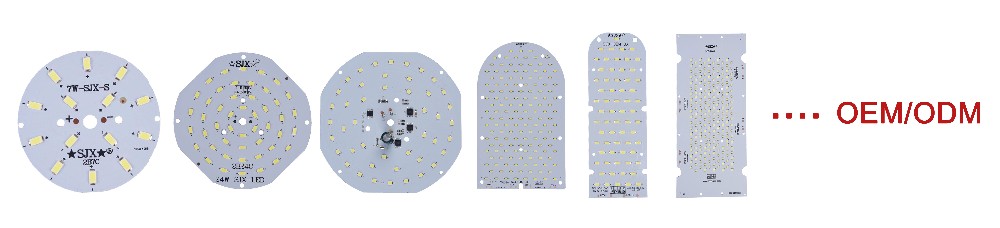 China High Quality OEM Shape Aluminum PCB for Led