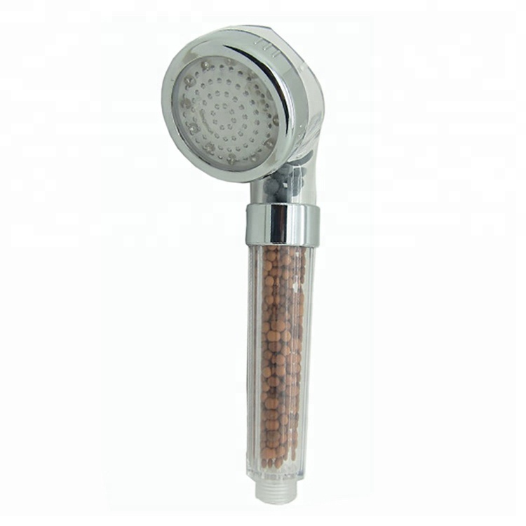 Chinese supplier led lights negative ion shower head for bathroom