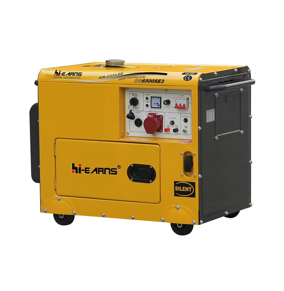 single phase 4.6KVA popular seller reducing valve diesel generation price